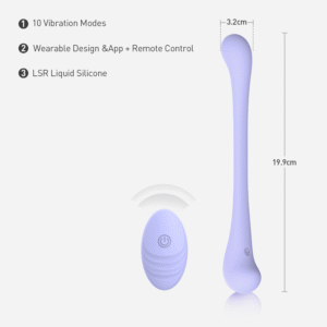OVIYA Butterfly Wearable Vibrator for Bendable G-Spot & Clitoral Pleasure WRV01 - Image 4