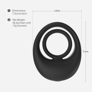 OVIYA Dual Cock Ring Vibrator for Enhanced Endurance CKR01 - Image 4