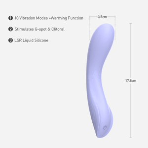 OVIYA Heated G-Spot Vibrator for Internal & Clitoral Relief GSV01 - Image 4