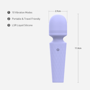 OVIYA Mini Bullet Wand Vibrator for Clitoral & Body Massage WDV03 - Image 4
